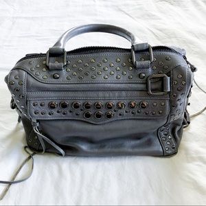 Rebecca Minkoff MAB satchel bag in slate gray